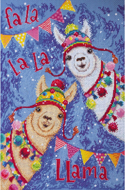 Counted Cross stitch kit Lama DIY Abris Art