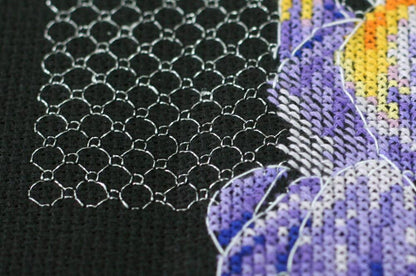Counted Cross stitch kit "Japanese Irises" DIY by Abris Art