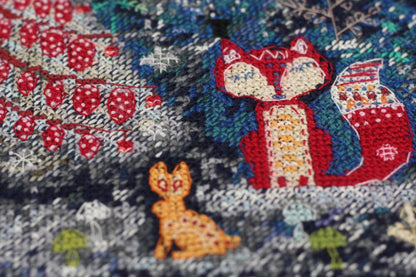 Counted Cross stitch kit "In the winter forest" DIY by Abris Art