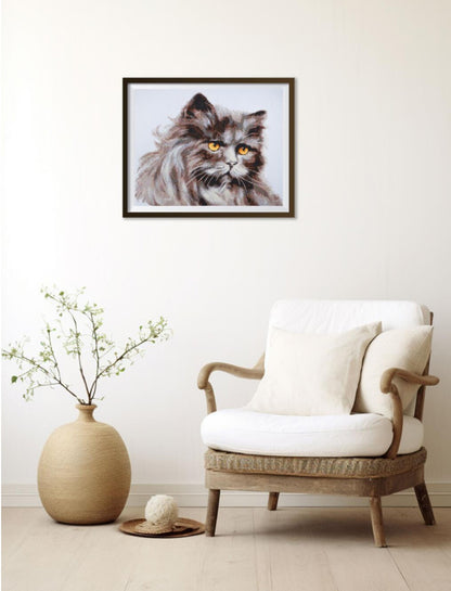Counted Cross Stitch Kit "Cat" DIY by Abris Art