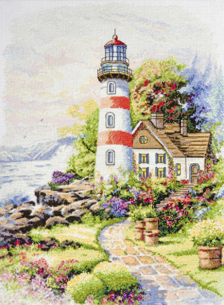 Counted Cross Stitch Kit Bay of Hope DIY Abris Art
