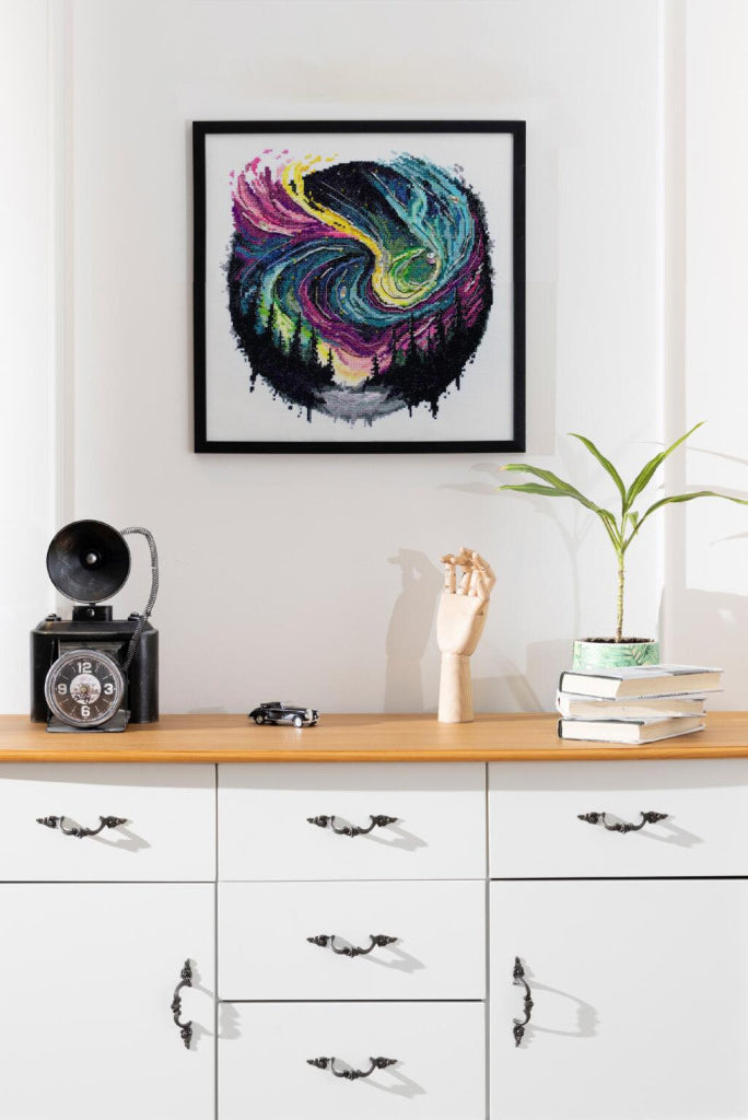 Counted Cross Stitch Kit "Radiance of the Night" DIY by Abris Art