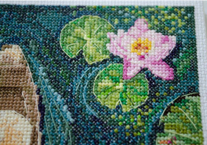 Counted Cross Stitch Kit "One in a Canoe" DIY by Abris Art