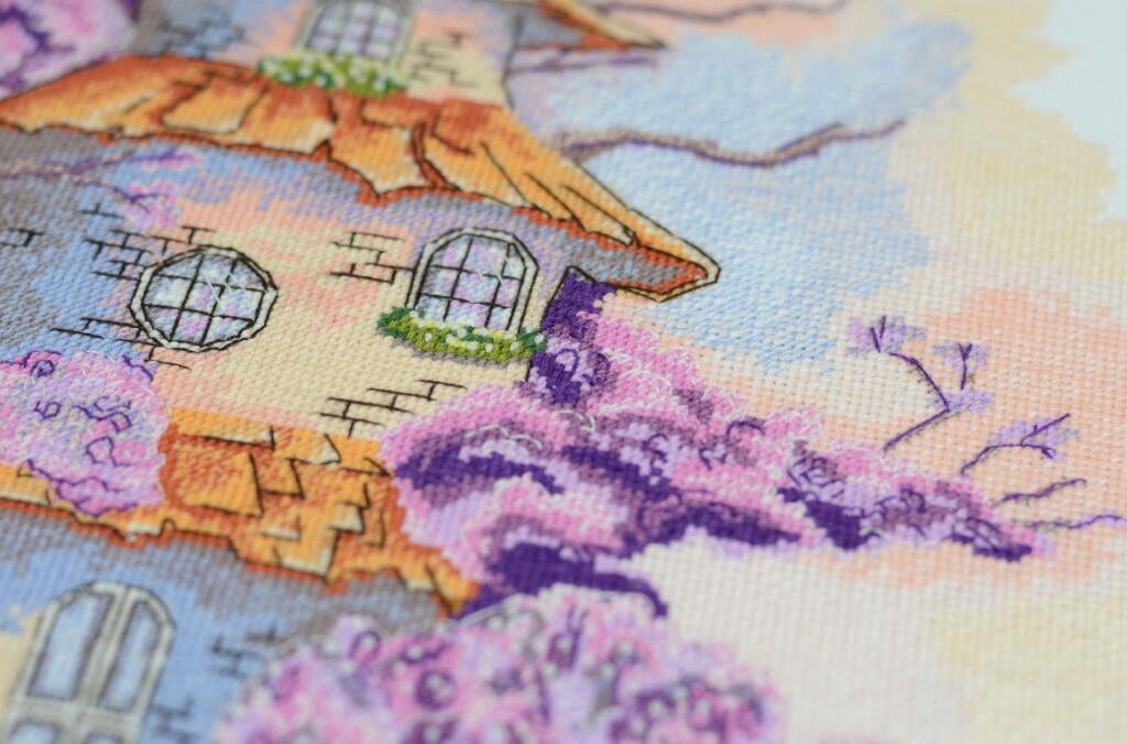 Counted Cross Stitch Kit Fairy house DIY Abris Art