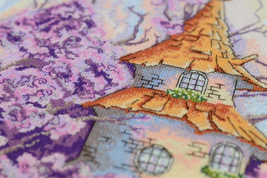 Counted Cross Stitch Kit Fairy house DIY Abris Art