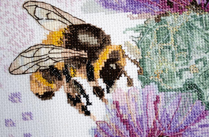 Counted Cross Stitch Kit "Thistle flower" DIY by Abris Art