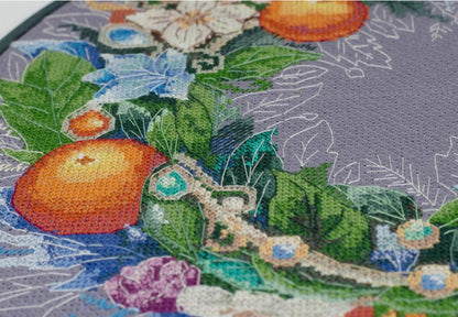 Counted Cross Stitch Kit "Flower wreath" DIY by Abris Art