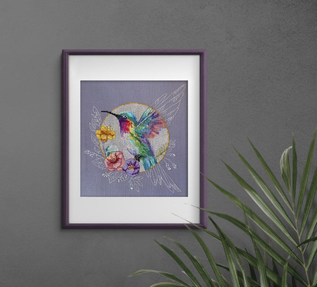 Counted Cross Stitch Kit "Bird of paradise" DIY by Abris Art
