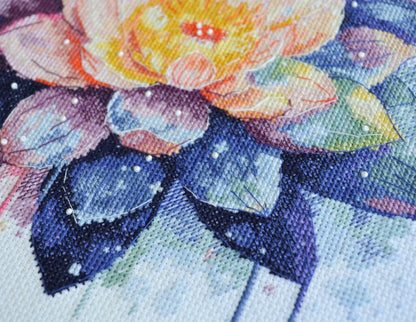 Counted Cross Stitch Kit "Shining Lotus" DIY by Abris Art