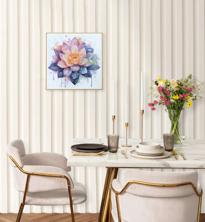 Counted Cross Stitch Kit "Shining Lotus" DIY by Abris Art