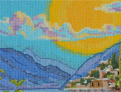 Counted Cross Stitch Kit "Sun of Sicily" DIY by Abris Art