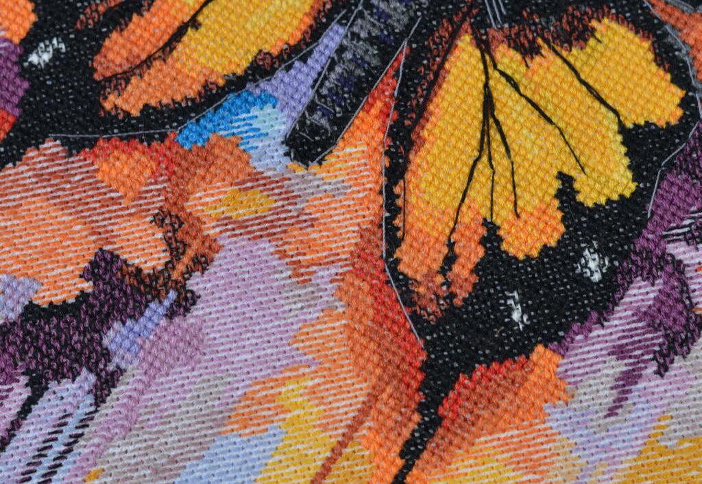 Counted Cross Stitch Kit Butterfly DIY Abris Art