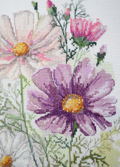 Counted Cross Stitch Kit "Summer flower" DIY by Abris Art