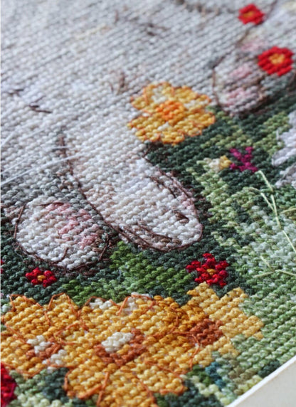 Counted Cross Stitch Kit "Bunny" DIY by Abris Art