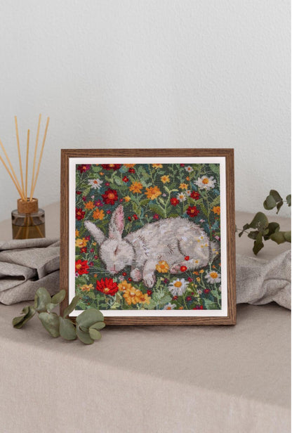 Counted Cross Stitch Kit "Bunny" DIY by Abris Art