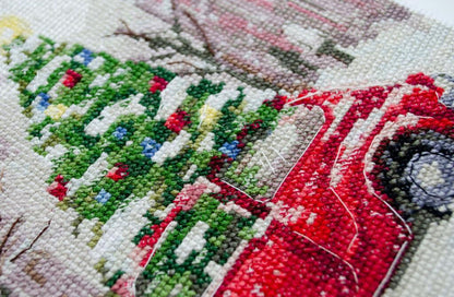 Counted Cross Stitch Kit "Christmas tree" DIY by Abris Art