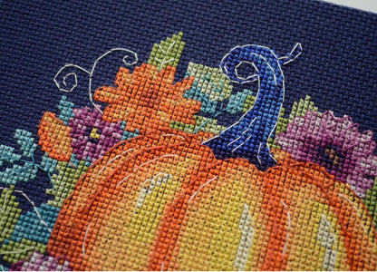 Counted Cross Stitch Kit "Colors of Autumn" DIY by Abris Art