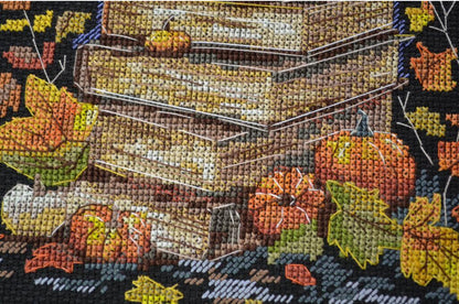 Counted Cross Stitch Kit "Magic Pages Halloween" DIY by Abris Art
