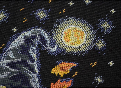 Counted Cross Stitch Kit "Magic Pages Halloween" DIY by Abris Art