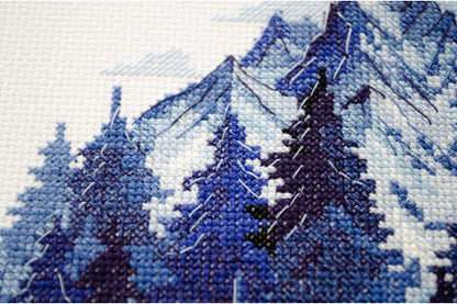 Counted Cross Stitch Kit "Silver Land" DIY by Abris Art