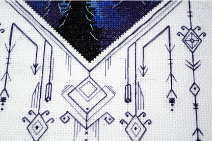 Counted Cross Stitch Kit "Silver Land" DIY by Abris Art