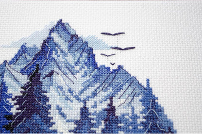 Counted Cross Stitch Kit "Silver Land" DIY by Abris Art