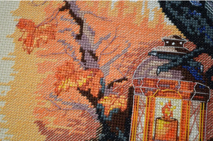 Counted Cross Stitch Kit "Black raven" DIY by Abris Art
