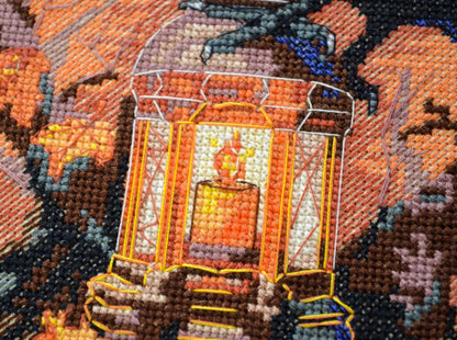 Counted Cross Stitch Kit "Black raven" DIY by Abris Art