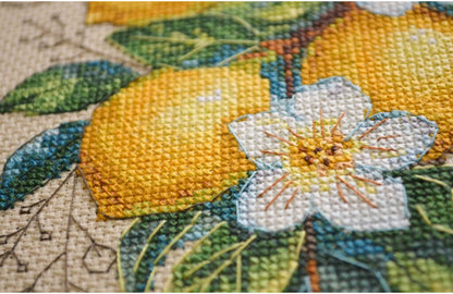 Counted Cross Stitch Kit "Lemon Mood" DIY by Abris Art