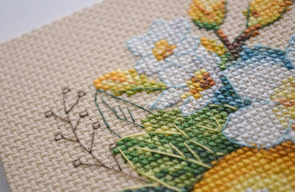 Counted Cross Stitch Kit "Lemon Mood" DIY by Abris Art