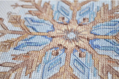 Counted Cross Stitch Kit "Frosty Pattern" DIY by Abris Art