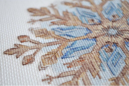 Counted Cross Stitch Kit "Frosty Pattern" DIY by Abris Art