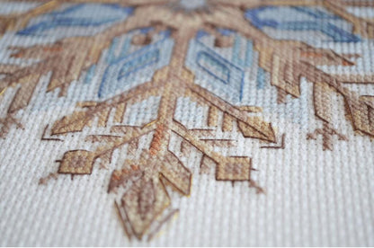 Counted Cross Stitch Kit "Frosty Pattern" DIY by Abris Art