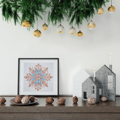 Counted Cross Stitch Kit "Frosty Pattern" DIY by Abris Art