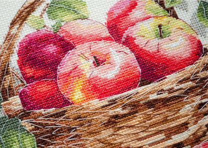 Counted Cross Stitch Kit "Apples" DIY by Abris Art