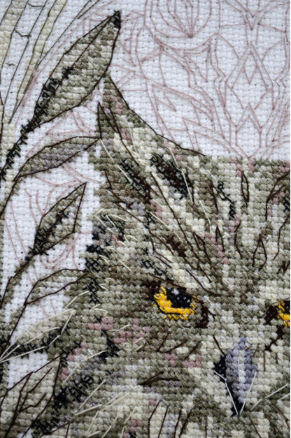 Counted Cross Stitch Kit "Owl" DIY by Abris Art
