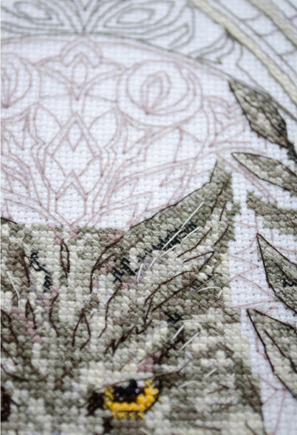 Counted Cross Stitch Kit "Owl" DIY by Abris Art