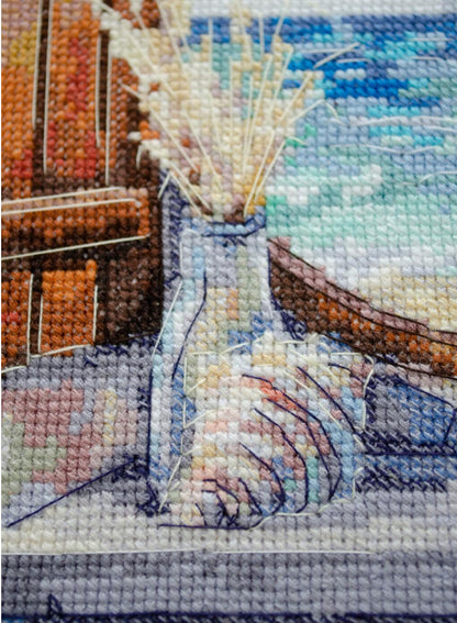 Counted Cross Stitch Kit "Whisper of the Wind" DIY by Abris Art