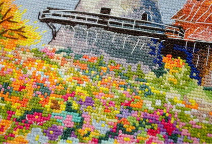 Counted Cross Stitch Kit "Melody of Autumn Wind" DIY by Abris Art