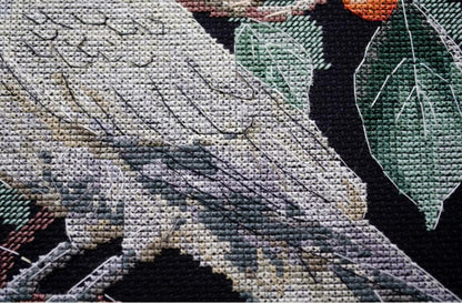 Counted Cross Stitch Kit "White Crow" DIY by Abris Art