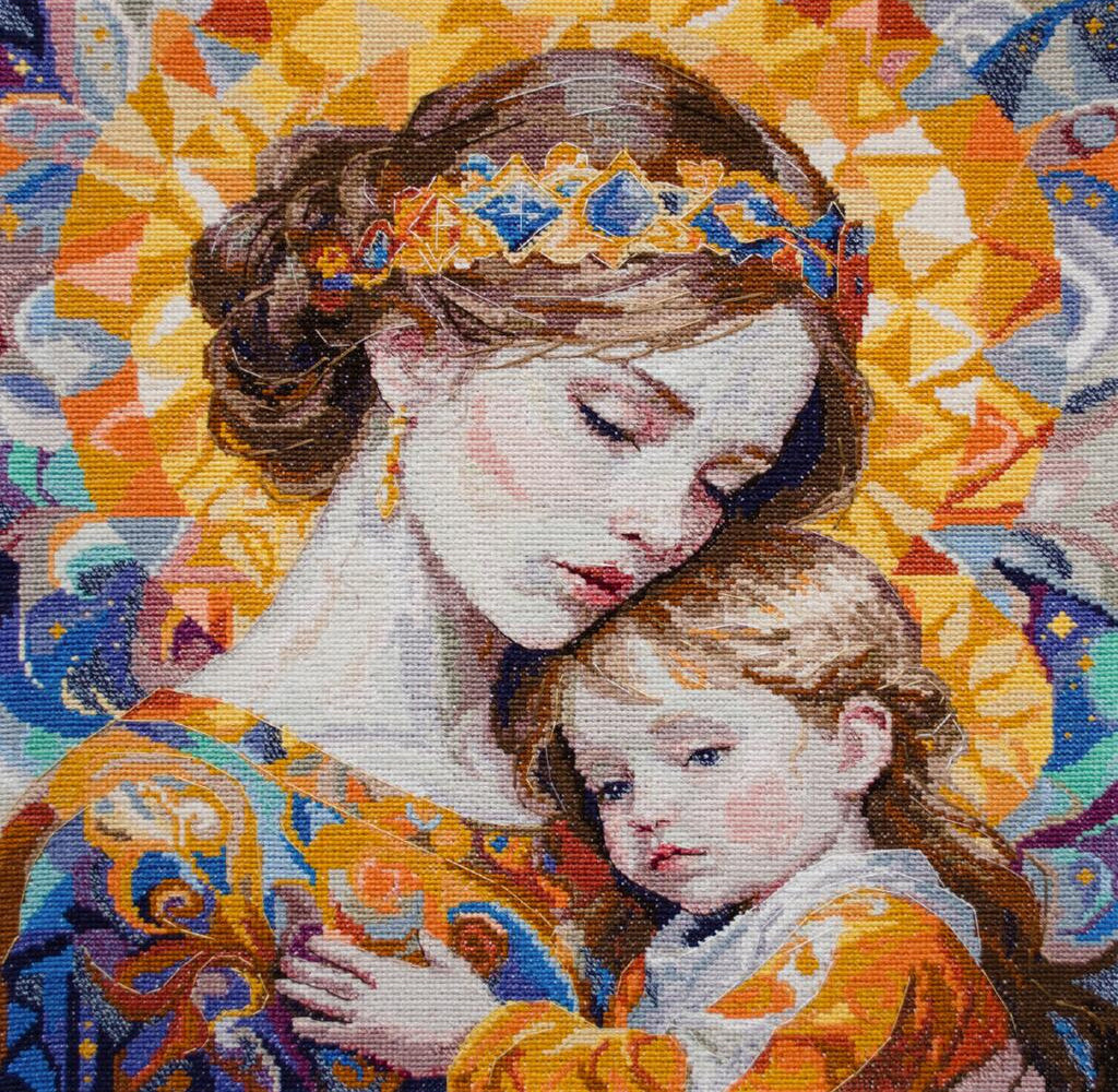 Counted Cross Stitch Kit A mother's love DIY Abris Art