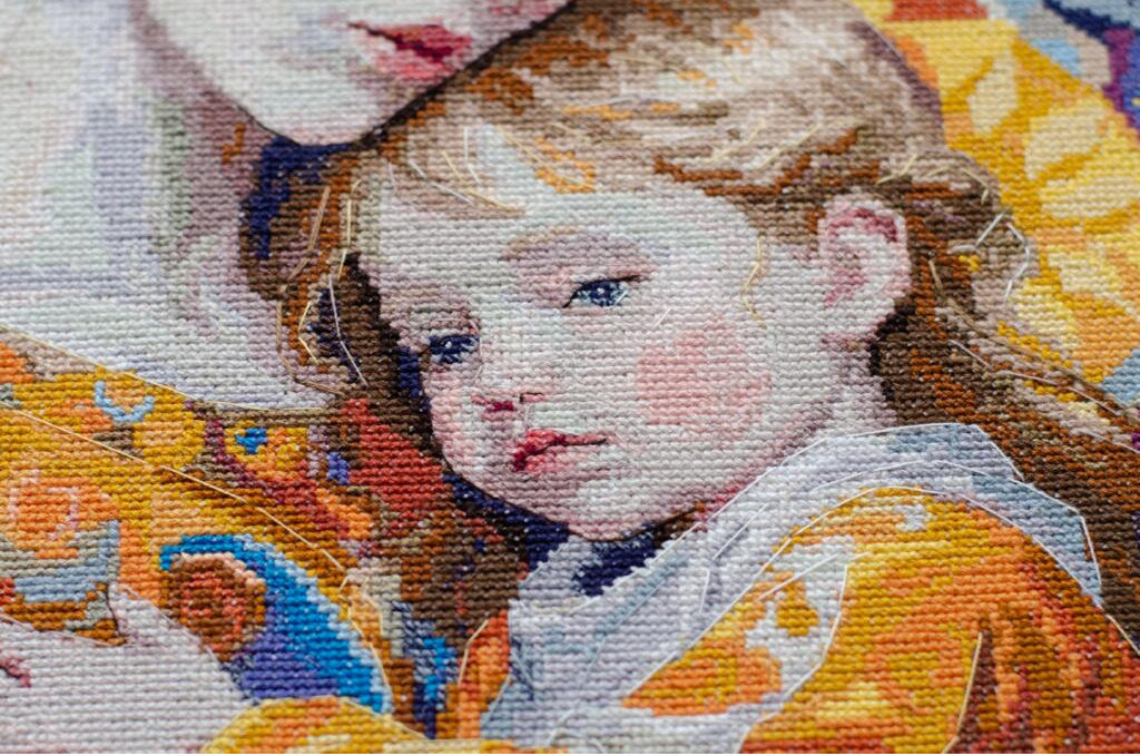 Counted Cross Stitch Kit A mother's love DIY Abris Art