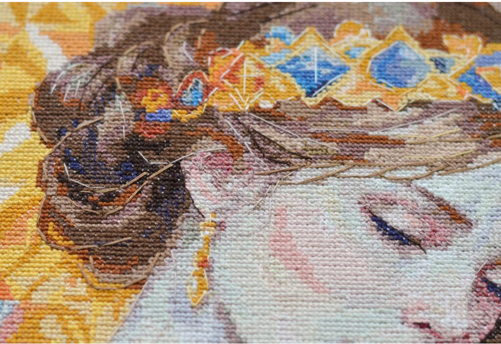 Counted Cross Stitch Kit A mother's love DIY Abris Art