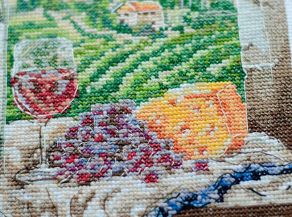 Counted Cross Stitch Kit "Sommelier's dream" DIY by Abris Art