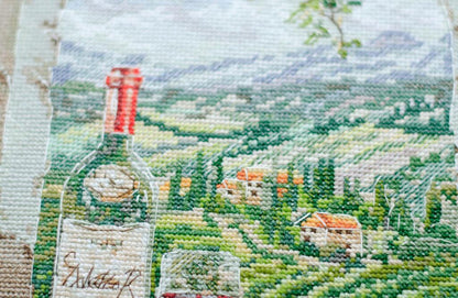 Counted Cross Stitch Kit "Sommelier's dream" DIY by Abris Art