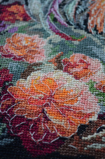 Counted Cross Stitch Kit "Rooster in the Yard" DIY by Abris Art