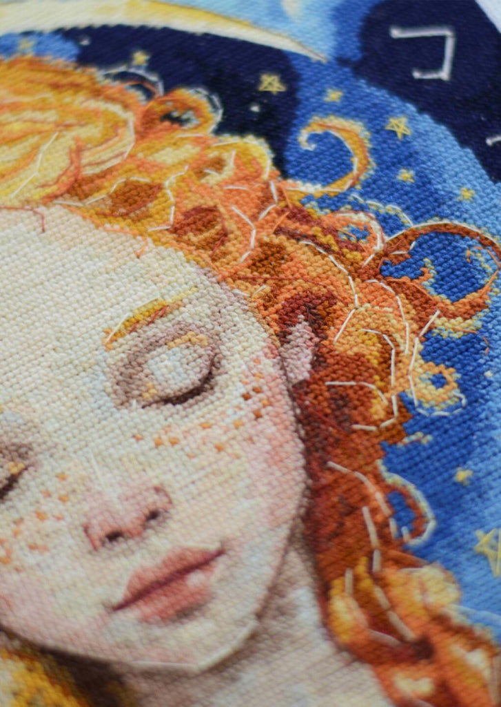 Counted Cross stitch kit "Daughter of the Moon" DIY by Abris Art