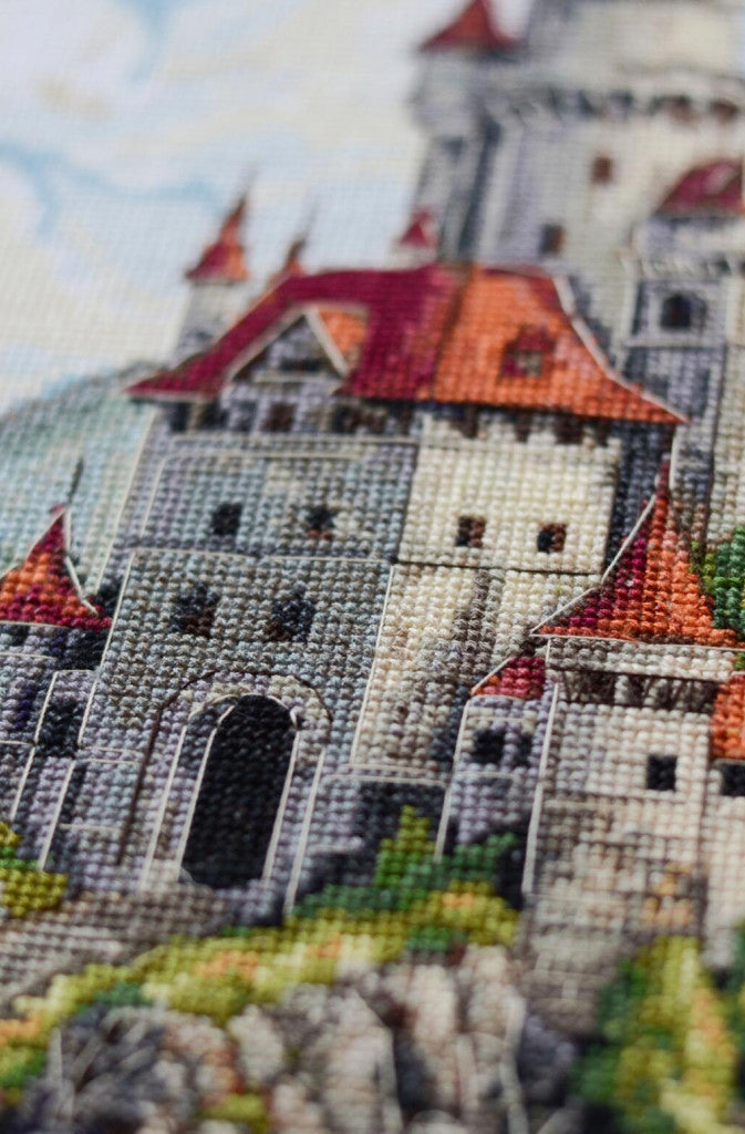 Counted Cross stitch kit "Castle" DIY by Abris Art