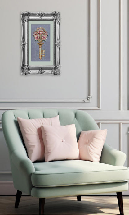 Counted Cross Stitch Kit "Key to Feelings" DIY by Abris Art