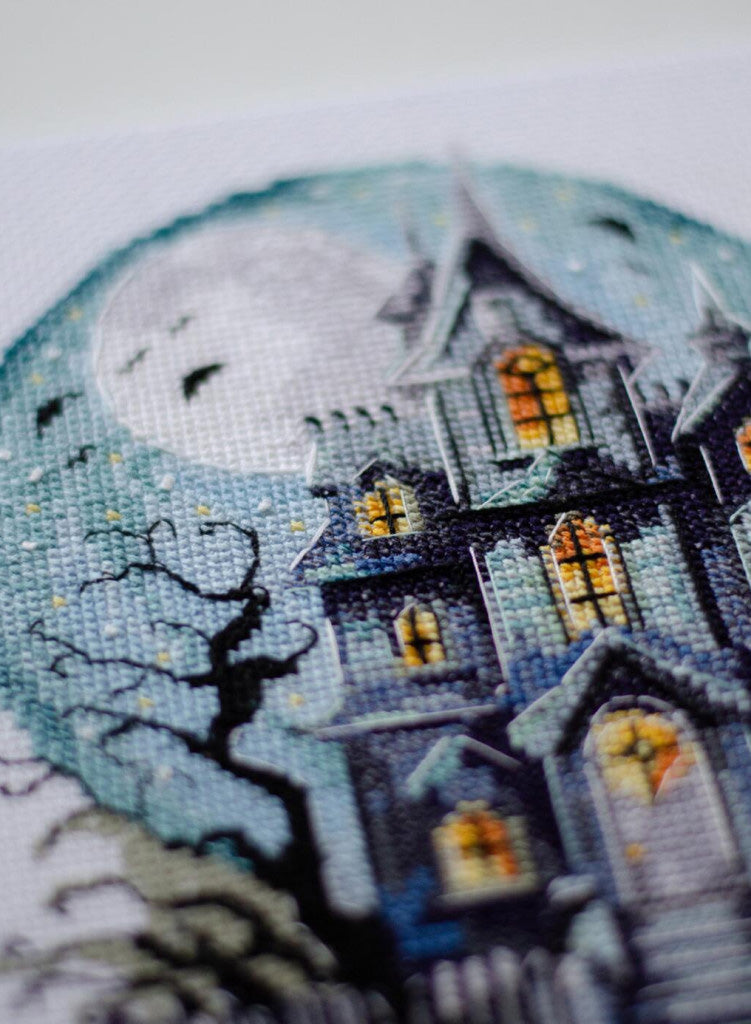 Kreuzstichset „Magische Seiten“ Halloween DIY Abris Art